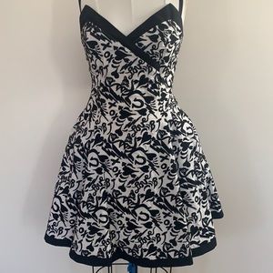 Betsey Johnson embroidered dress